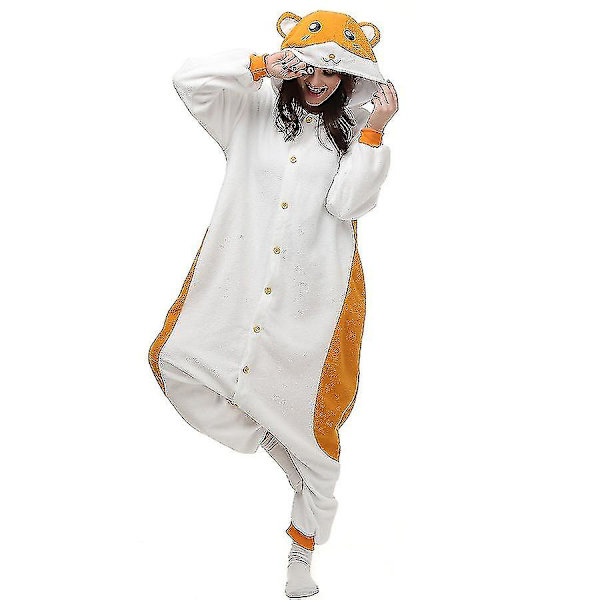 Hamtaro-yöasu - Eläinyöasu Yksisarvinen Yöasu Pegasus-asu Kigurumi-pyjama Halloween-cosplay M