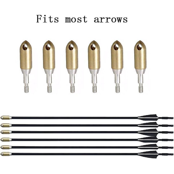 Visslande Broadhead Point Arrow Heads F Skruva in tips Points Tips Kopparpilspetsar För bågskytte Båge Målskytte Träning-yvan