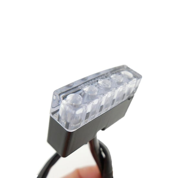 Universal 12v Motorcykel Bagbremse Led Baglygte Lygte Til Snavs Baglygte Bag nummerplade Lys Dekorativ Lampe| |