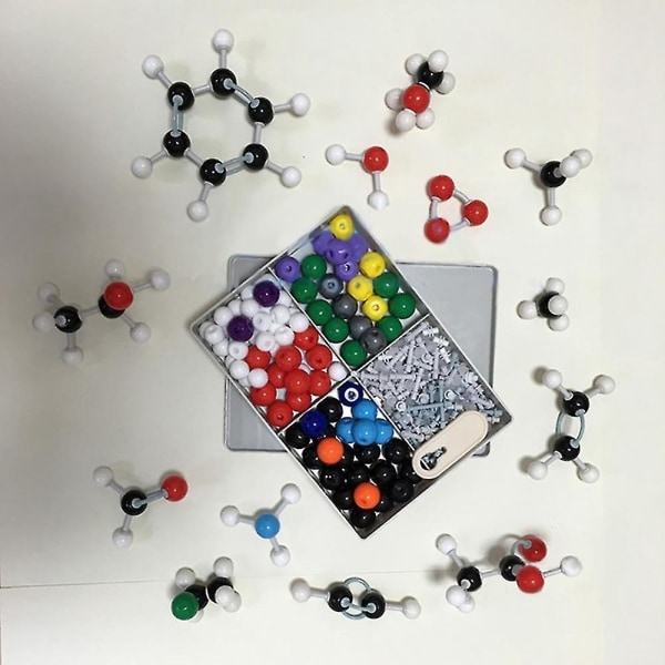 240 stk Molecular Model Kit Kemi Molecular Orbital Model Kemi Hjælpeværktøj til kemi Mindre-yujia