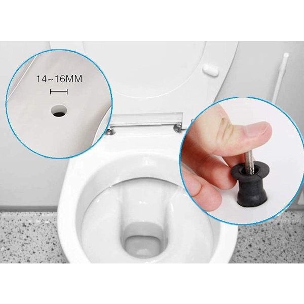 1 pari wc-istuimen pikakiinnitys yläkiinnitys kumiruuvit 45mm
