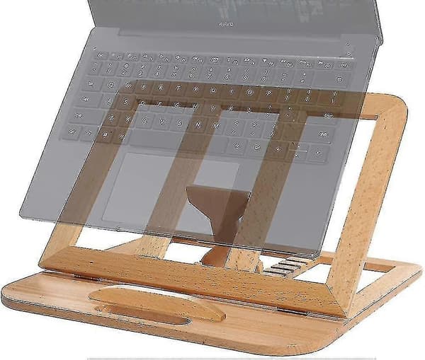 Bærbar computerstander, ergonomisk notebookstander: Universal pc-holder, montering, forhøjer