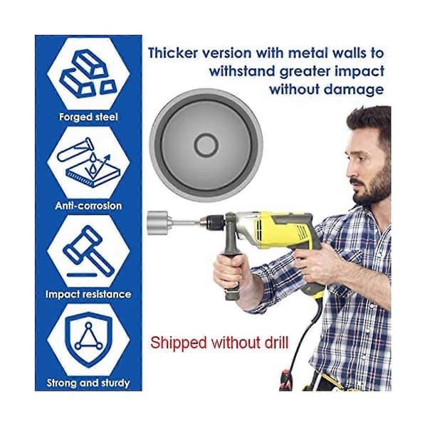 65mm Kraftig SDS-Max Jordspyd Driver for Borhammer Jording Silver