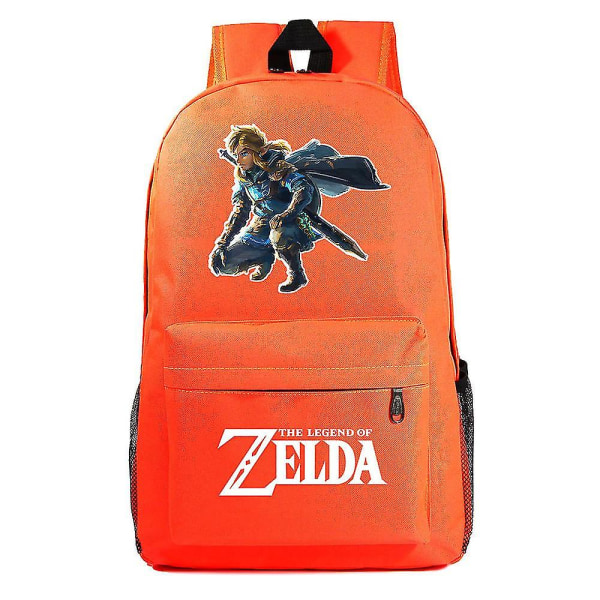 Tears Of The Game Zelda Kingdom Print Tonåring Primary and Secondary School Skolväska Casual ryggsäck för män och kvinnor 6