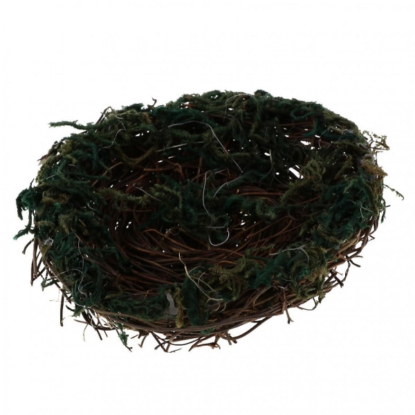 Kunstig Fuglerede Veving Grass Nest Halm Fugler Red Bird Breeding Nest