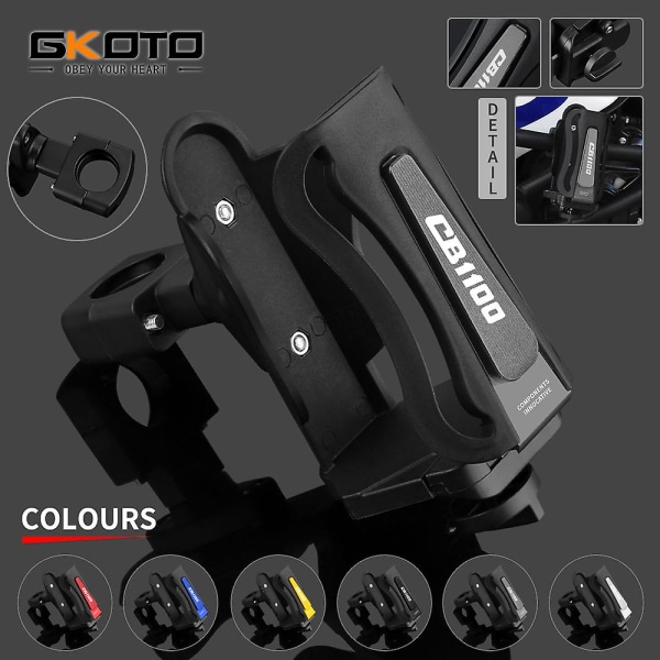 Til Honda Cb 1100 Cb1100 Cb1100rx Cb1100ex Motorcykel Crash Bar Vandflaskeholder Beslag Drikkeholder Justerbar| | titanium