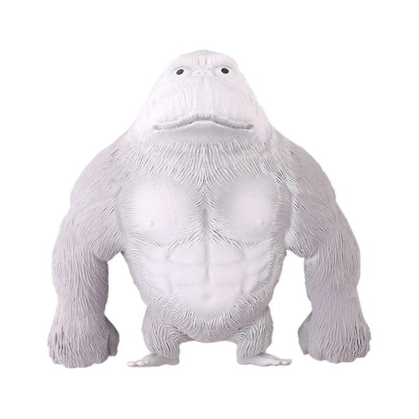 Gorillaer Stretchy Spongy Squishy Monkey Gorilla Stress Relief Legetøj Vent Dukke Ny Grey 12*12