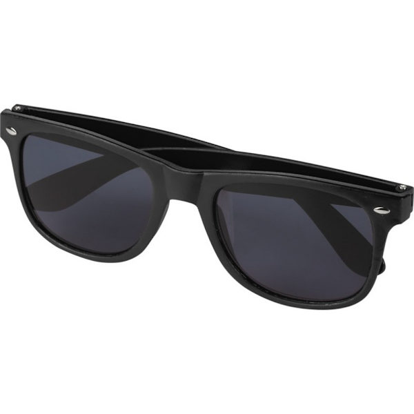 Unisex Solglasögon Sun Ray En Storlek Solid Svart Solid Black One Size