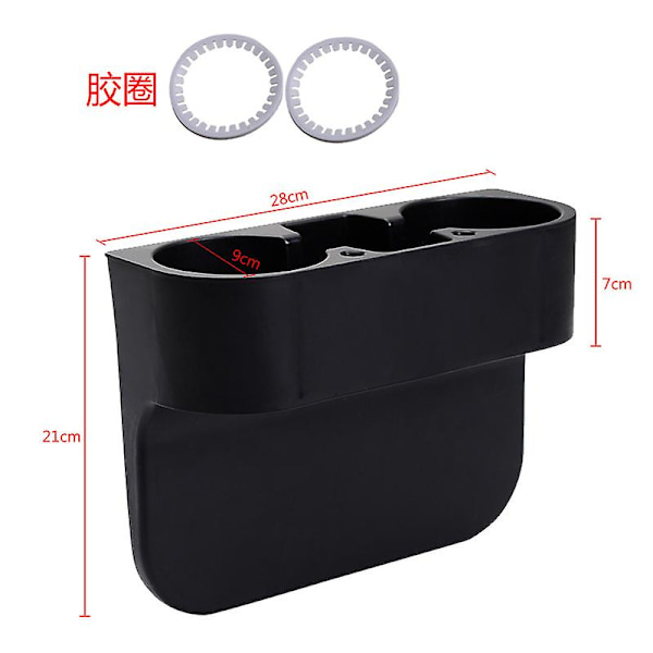 Bil Mugghållare Auto Seat Gap Vattenkopp Dryck Flaska Burk Telefonnycklar Organizer Förvaring Hållare Stativ Bil Styling Tillbehör| | 4