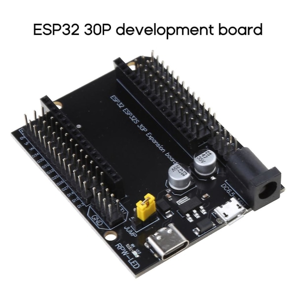 Esp32 Gpio Breakout Board 30 pins Type-c Microusb-utvidelse for Esp32-devkitc-32