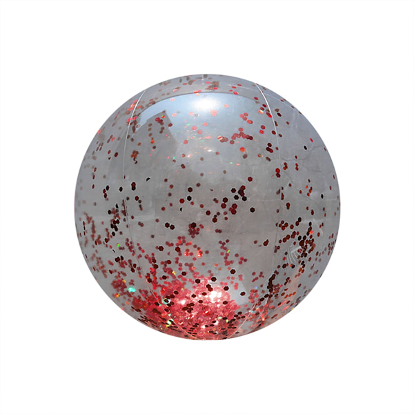 Beach Ball Pool Leker Baller Giant Confettis Glitrer Oppblåsbar Clear Beach Ball A One Size