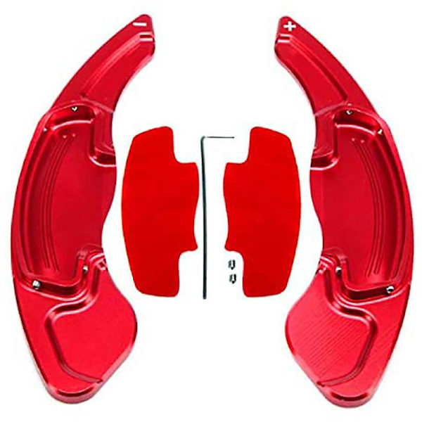 Sportliche Schaltwippen-Erweiterung Aus Alu Für Jaguar & Land Rover - Fahrspaß In Knalligem Rot