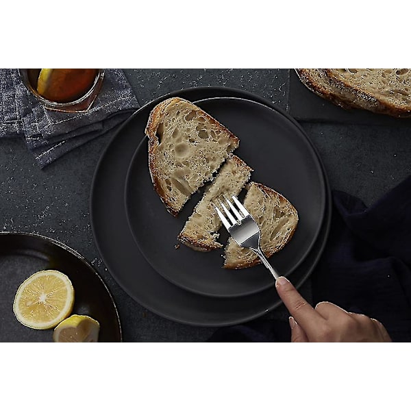 2023-illallinen Forks- set , 6 kpl, 18/10 ruostumatonta terästä, 8,15 tuumaa (hopea) lahja