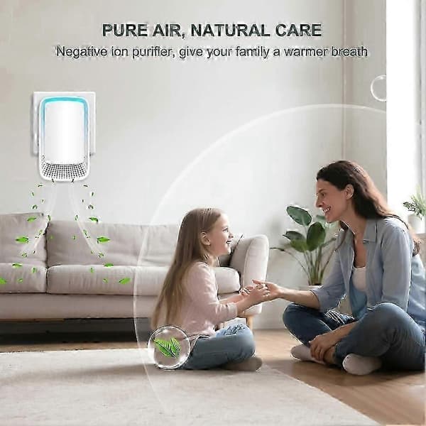 Luftjonisatorer för hemmet 3-pack, negativ jongenerator EU