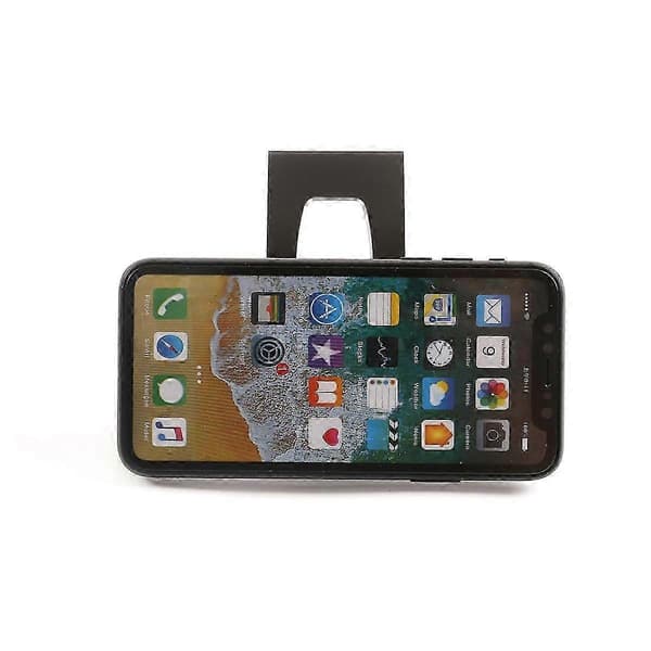 Til X5 E70 X6 E71 2008-2013 Mobiltelefonholder i aluminiumslegering til bilinteriør, sort