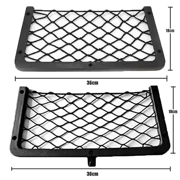 Elastisk bilnet Lomme Organizer Last Net Sæde Ryglæns Organizer Bil Campingvogn Båd Camping Auto Tilbehør| | 2