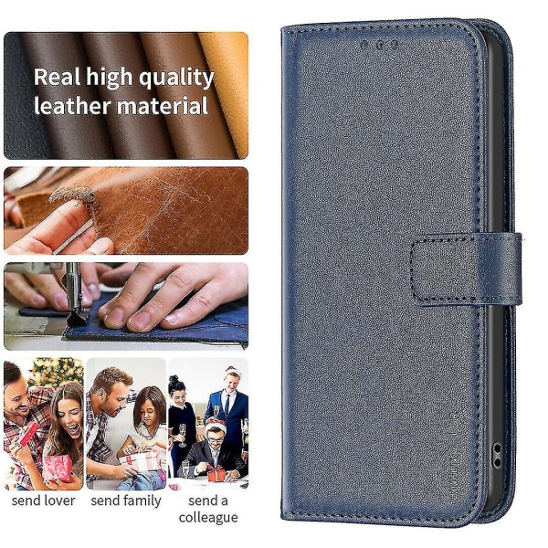 Case för Nokia G42 Magnetic Plånbok Flip Cover med korthållare Fack Kompatibel med Nokia G42 Case Blue