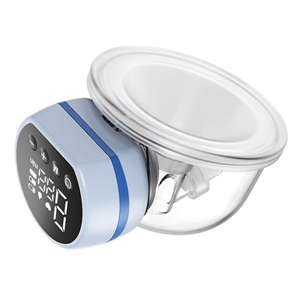 Sähkökäyttöinen rintaliivit kädet vapaana hiljainen 3 tilaa 9 tasoa tehokas imu LED-näyttö Imetyspumppu Blue