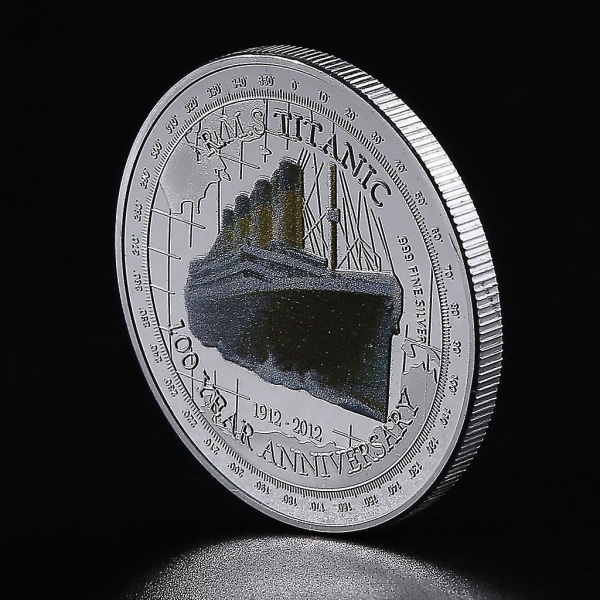 Titanic Coin Token Erindringsmønter Samlerbare Curio-gaver Erindringsmønter