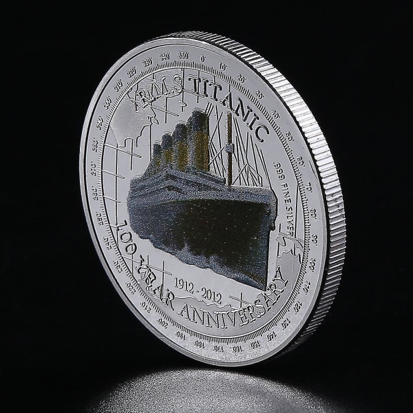 Titanic Coin Token Minnesmerke Samle Curio-gaver Minnemynter