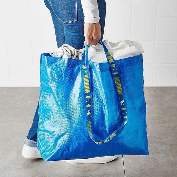 Set med 5 stora Frakta Blå väskor Maximal kapacitet 25 kg