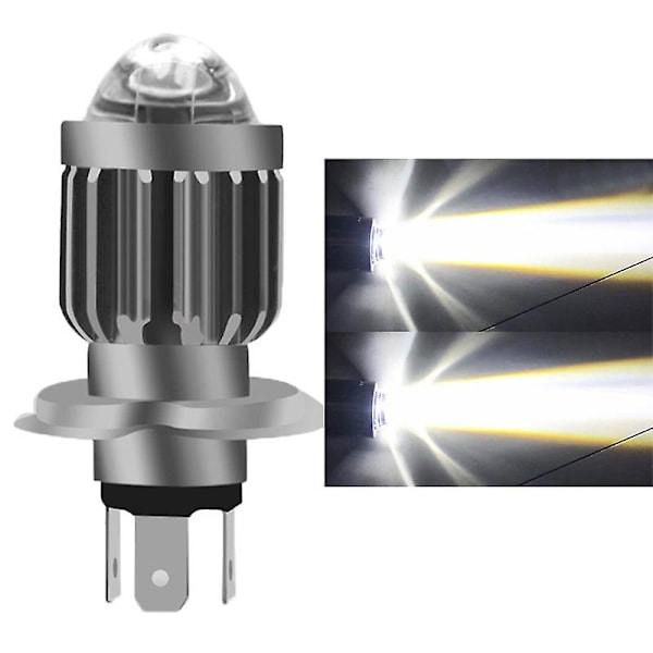 Ba20d H6 Led moottoripyörän ajovalo | Ba20d Led ajovalaisin moottoripyörä - Ba20d H6 H4 Led H4 Three Claw White