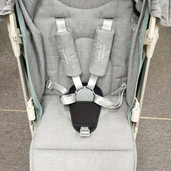 Stroller Shoulder Pads (Three Pieces): Car Seat Shoulder Pads, Crotch Pad, and Stroller Protector.