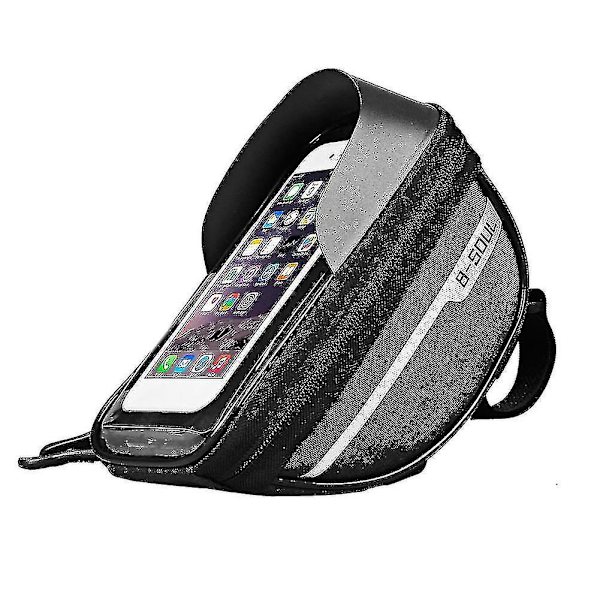 Sykkel Bike Head Tube Styre Mobil Mobiltelefon Veske Veske Holder Veske Pannier Vanntett Touchscreen Polyester Bike Ba