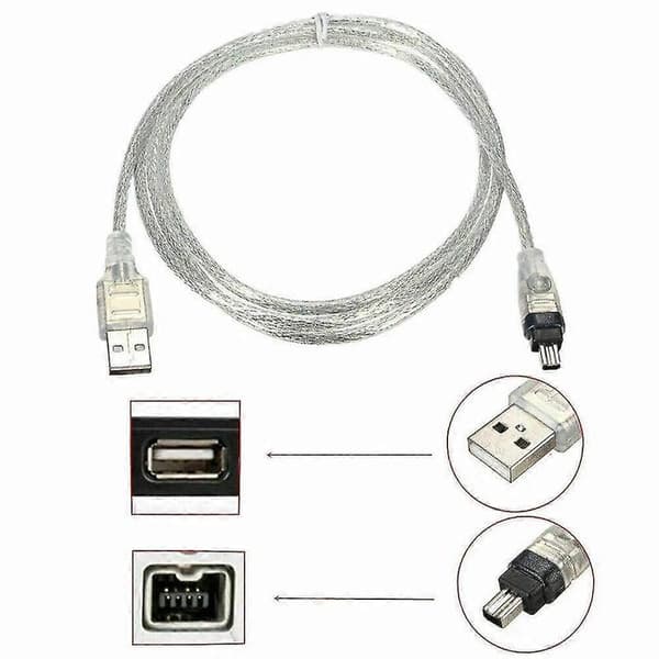 Mini DV MiniDV USB-datakaapeli FireWire IEEE 1394 HDV-videokamera PC:lle editointia varten