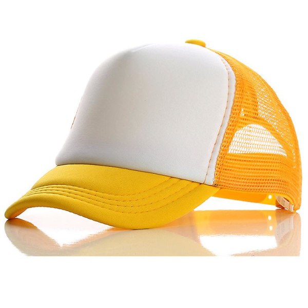 Baby hattu huipussaan baseball lasten cap Yellow White