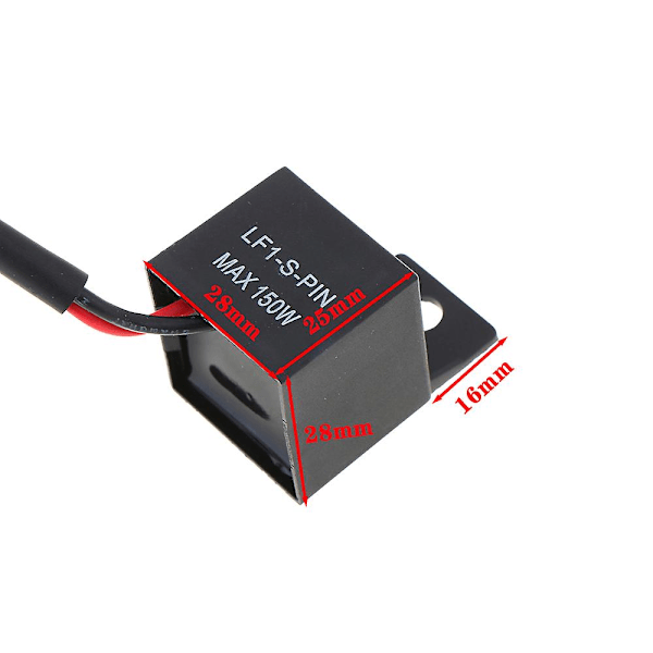 2 Pin 12v Elektronisk LED Blinker Relä Auto Motorcykel Led Blinkers Glödlampor Blinker Relä Blinkers Rate Control Blink Relais| |