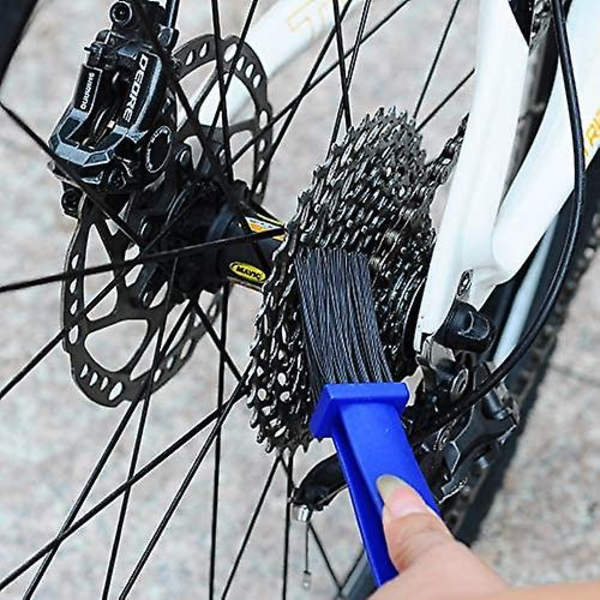 Universal Motorsykkel Gear Kjede Vedlikehold Skittbørste Sykkelkjedebørste Motorsykkelrensebørste Skittrengjøringsverktøy 3 farger - svamper, kluter & am Blue