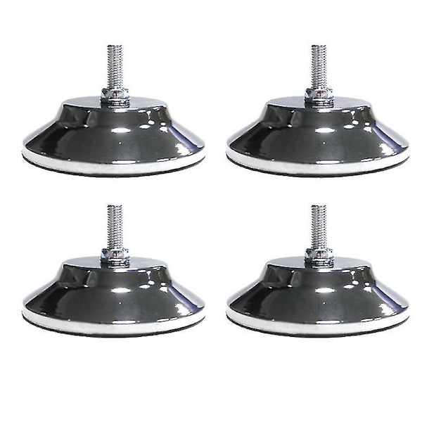 4 kpl biljardi/jalkojen tasoittimet 5 tuuman metalliset pelipöytäjalat tasoittimet raskaaseen käyttöön. BlackSilver