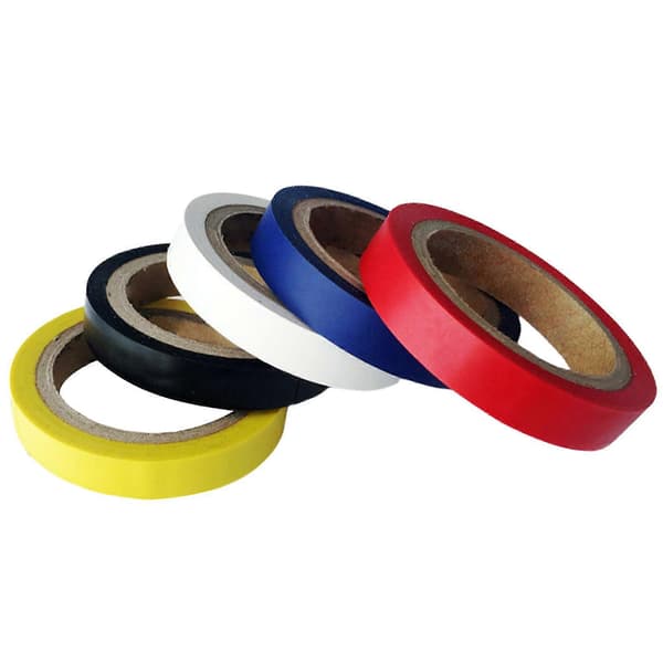 5 rullar racketgrepp avslutningstejp övergreppsförseglingstejp tennis squash racket grepptejp racket tillbehör gul Yellow