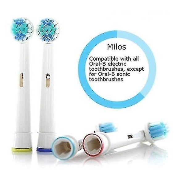 Til udskiftning af Oral B-tandbørstehoveder / 8 elektriske tandbørstehoveder / til Braun Oral B-tandbørstehoveder