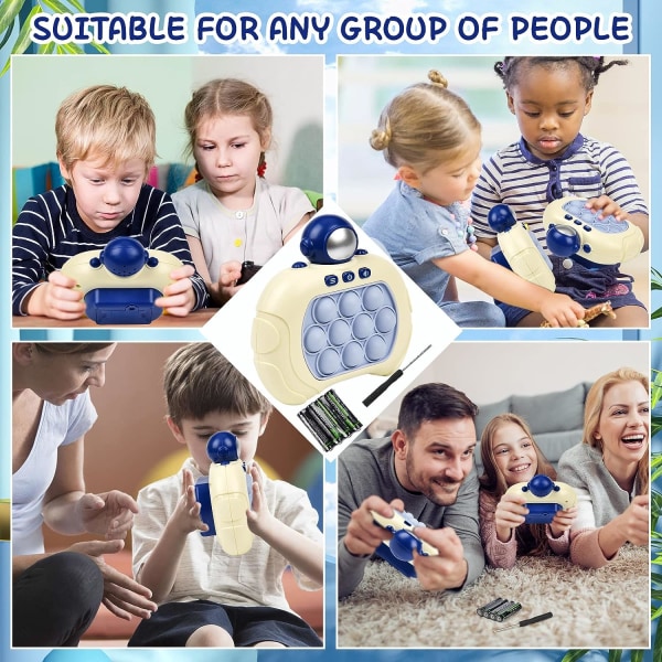 Dekompression läpimurto pulmapelikone, Light-Up-lelut Pop-palapelipeli Fidget-pelilelut Push-Fidget-aistilelu lapsille aikuisille