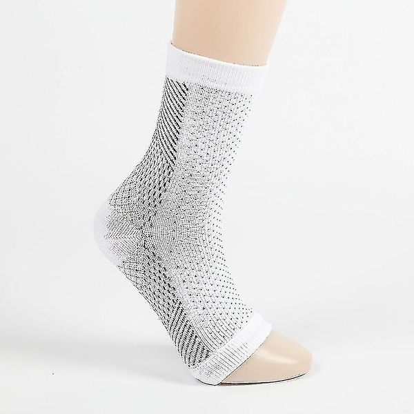 4 par lugnande strumpor Neuropati Kompression Ankel Arch Support Skydd Smärtlindrande strumpor L XL