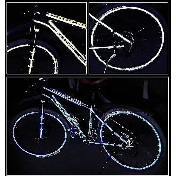 1-6 ruller Bil Styling Reflekterende Stripe Tape Motorcykel Cykel Body Fælg Hjul Stripe Tape Stickers Dekorative 8 Meter