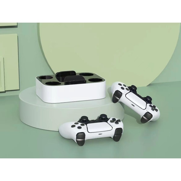 Laddningsställ för Ps5 Controller, Ps5 Controller Dubbelt snabbladdningsställ med LED-indikator