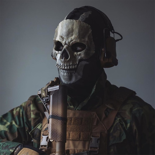 Call Of Duty Ghost Skull Mask Full Face Unisex sotapeliin Halloween Carnival Cosplay