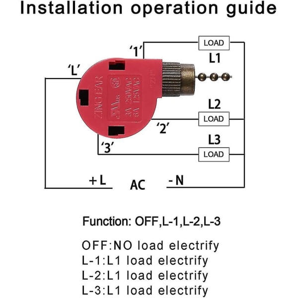 30w loftsventilator med integreret lys E27 fjernbetjent loftbelysning Soveværelse Stue Switch Contr
