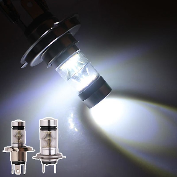 H4 H7 auton sumuvalot 100w 360 astetta Super Bright matalan lämpötilan led-auto päivällä ajo ajo sumuvalo Auto tarvikkeet| | H4