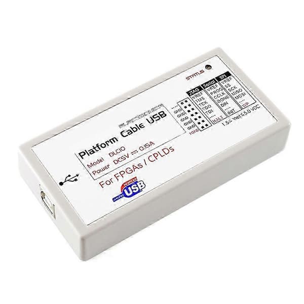 Plattformkabel USB-programmerer nedlaster for in-circuit konfigurasjon og programmering av alle Xilinx-enheter Emulator JH4 White