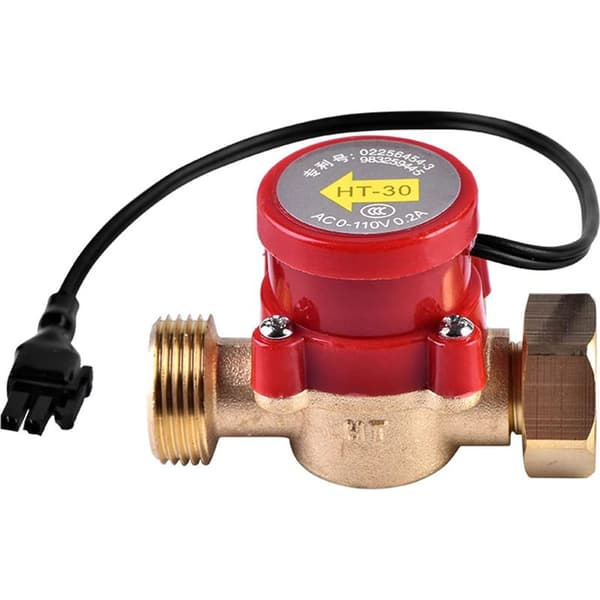 Vandstrømssensor, Ht30 vandstrømsafbryder, Vandstrømssensormaskine, 0-110V 0.2A G3/4\" 3/4\" trådstrømssensorafbryder