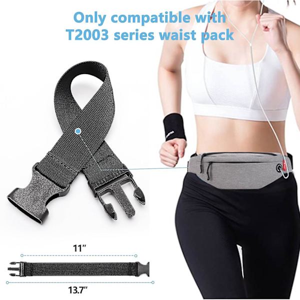 Bælteforlænger til Fanny Pack Strap Extension Taljetaske Bælter