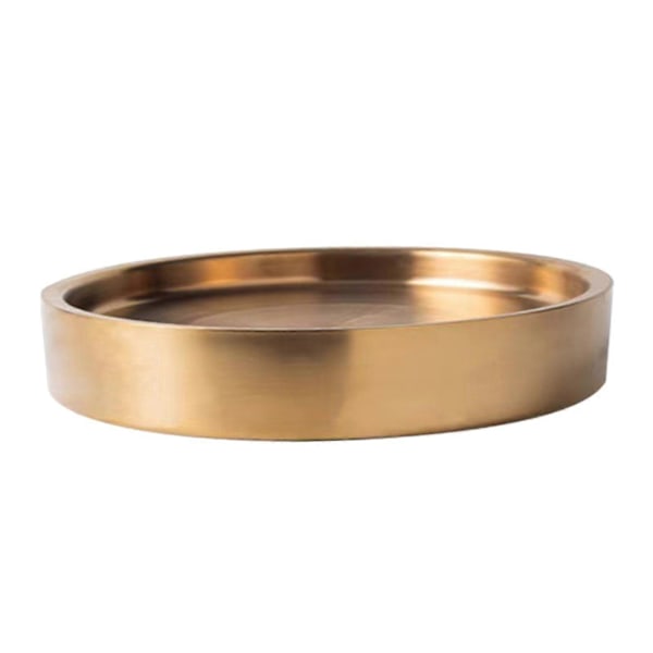 Kjølebolle Sjømat Serveringsfat Isavkjølt Serveringsbrett Lavt Fat Serveringsfat for Sjømat, Østers, Kreps Avkjølt Server 28cm Gold Optional