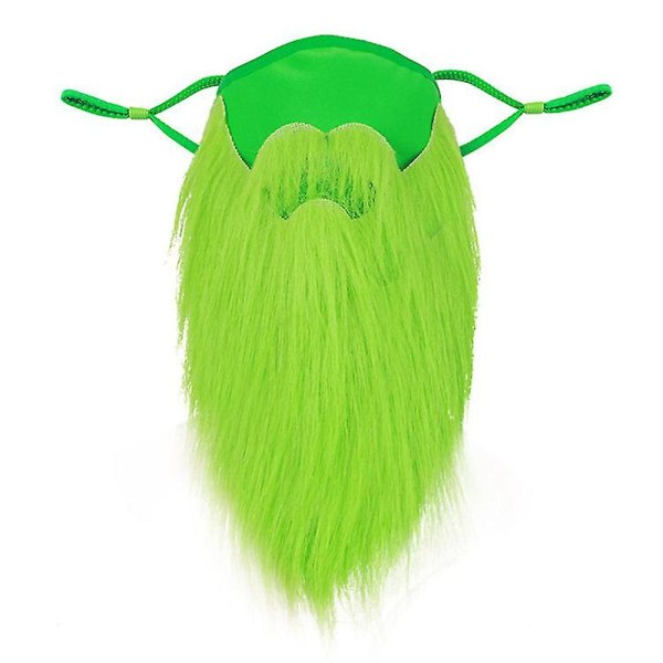 Festival Mask Green Beard Mask Irish Festival Green Dwarf Bearded