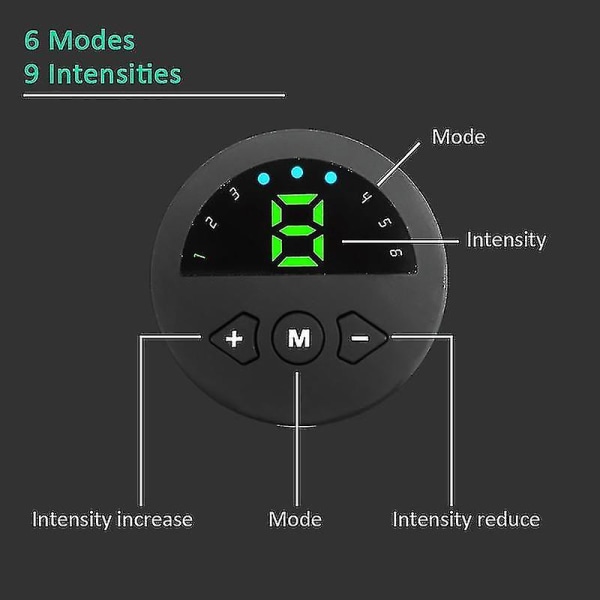 Elektrisk magkroppsbantningsbälte Smart magmuskelstimulator Abs Trainer Fitness Vikt