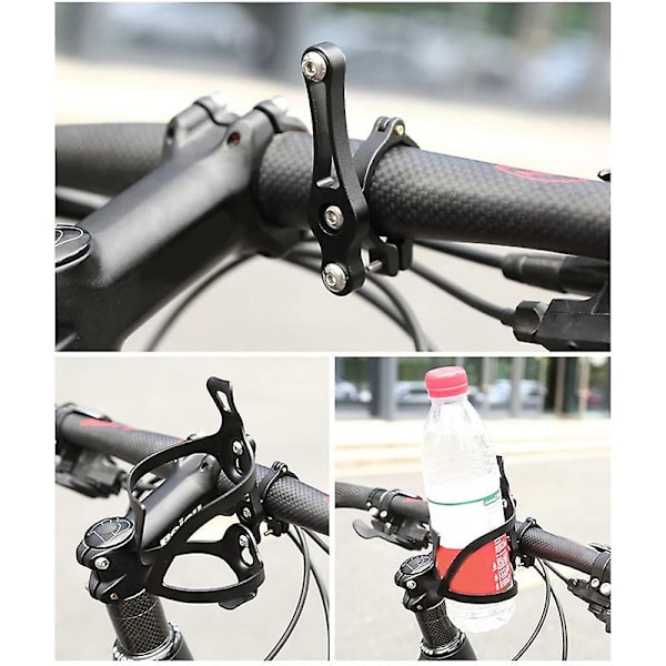 Cykel Aluminiumslegering Flaskebur Konvertering Sæde Mountain Bike Vandkopholder Fast Justerbar Flaskebur Ride Udstyr| | SPT10417BK
