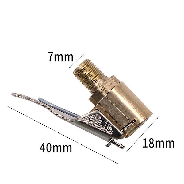 Bildekk Ventil Pumpe Munnstykke Tømt Clamp Motorsykkel Luft Chuck Inflator Oppblåsbar Pumpe Gjengekobling Adapter Biltilbehør - Ventilstammer &amp; C 3